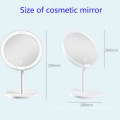 Miroir de bureau unique à un seul miroir de maquillage de lumière LED OEM